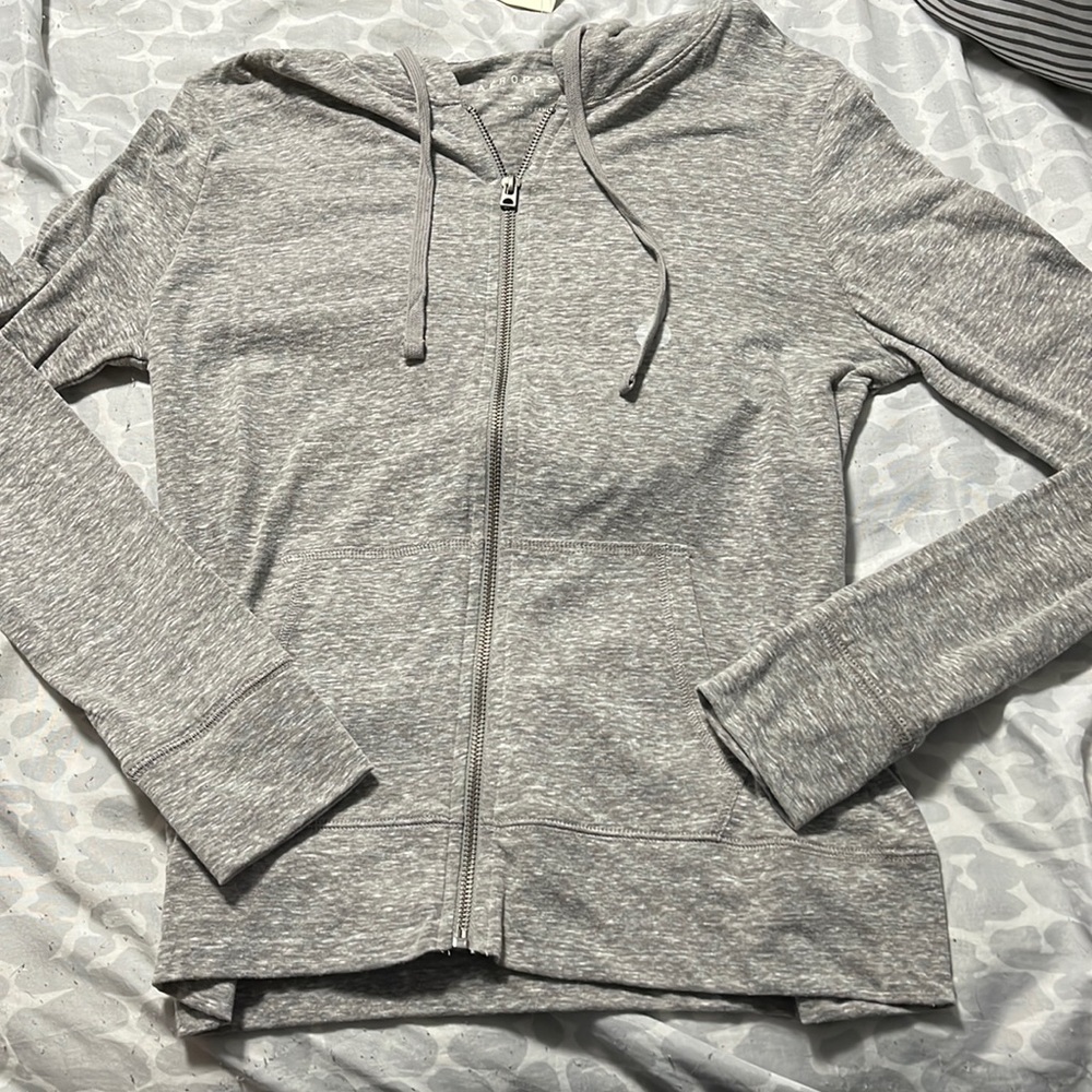 Lightweight zip up hoodie